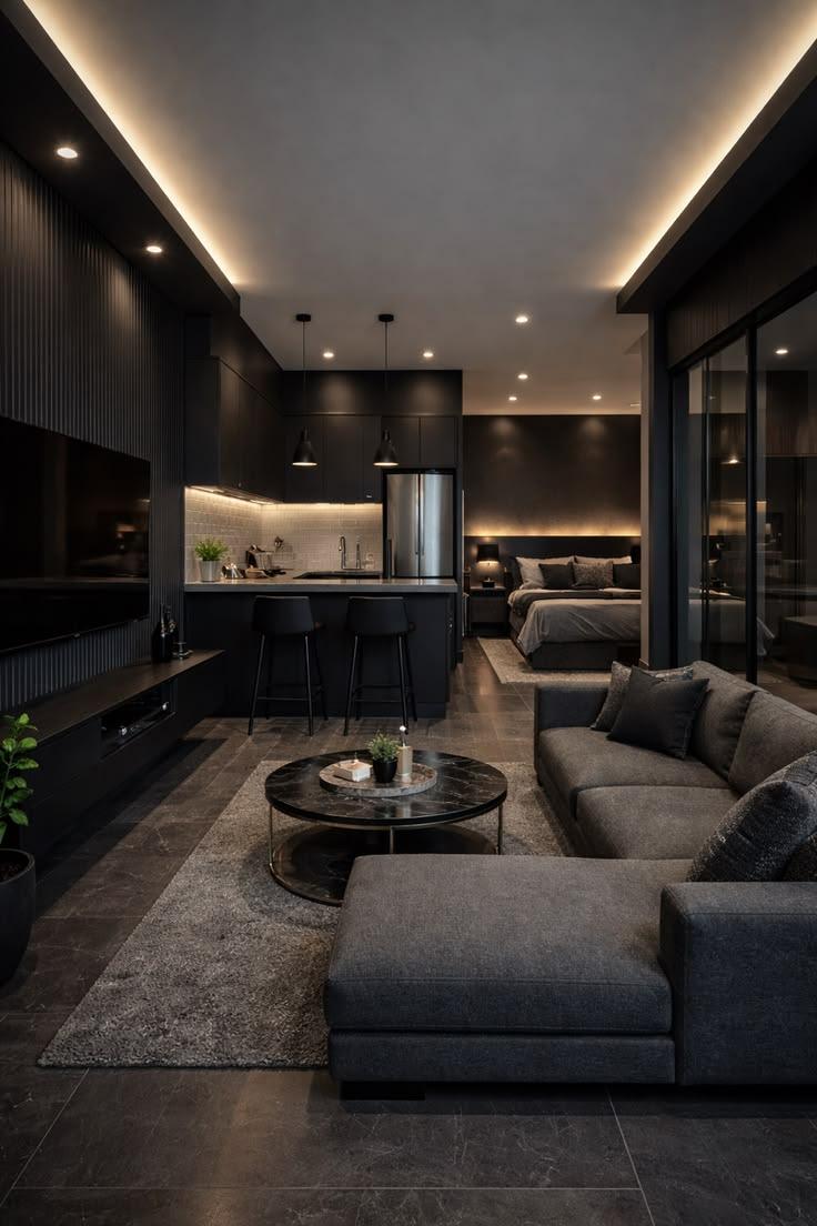 X Yapı Dizayn tarafından yenilenen modern iç mekan